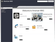 Tablet Screenshot of americanmsc.com